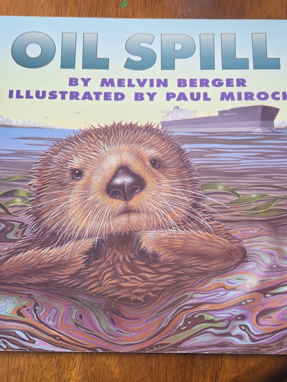 Oil Spill Children's Book - Brown Otter Cover